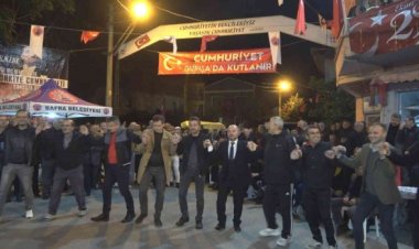 Bafrada Cumhuriyet Şöleni coşkusu