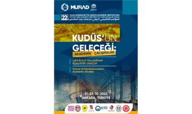 22. Uluslararası Beytülmakdis Akademik Sempozyumu 21 Ekim 2022 Cuma günü başlıyor