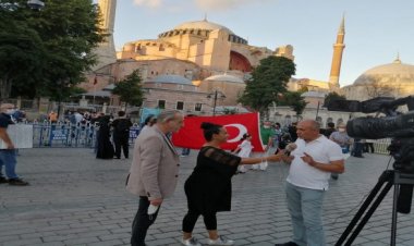 Kültür Sanat Muhabirleri Ayasofya’da tarihe tanıklık ettiler