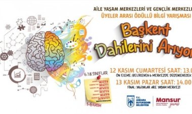 Ankaralı gençler bilgilerini yarıştıracak